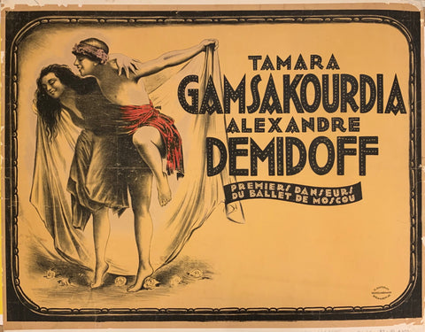 Link to Premiers Danseurs du Ballet de Moscou Poster ✓France, c. 1920 Product