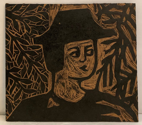 Link to Man Wearing a Hat and Child Wearing a Hat, Double-Sided WoodblockBrazil, c. 1964 Product