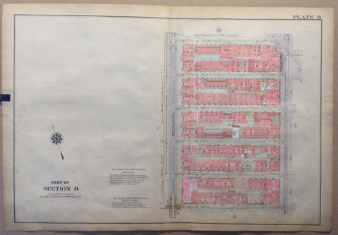 Link to NYC Bronx Map - Part of Section 8, Broadway & AmsterdamU.S.A c. 1921 Product