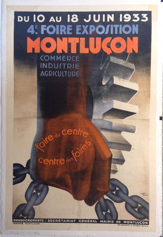Link to 4e Foire Exposition Montluçon Commerce Industrie AgricultureFrance, C. 1933 Product