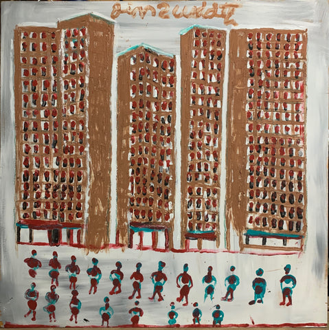Link to Apartment Complex #07, Jimmie Lee Sudduth PaintingU.S.A, c. 1995 Product