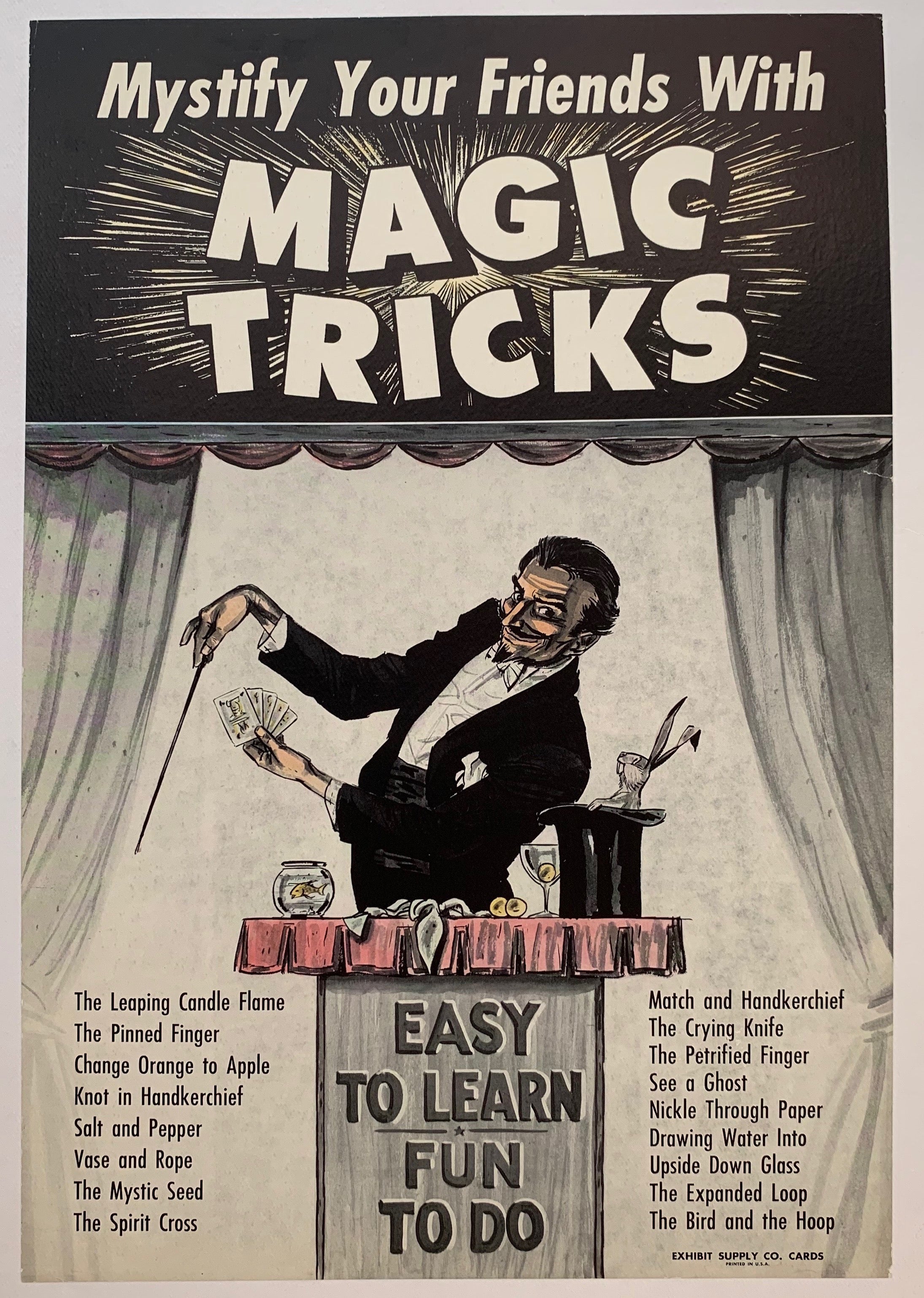 Exhibit Supply Co. Magic Tricks Print