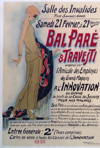 Link to Bal Pare & Travesti organise par l'Amicale des Employes des Grands Magasins Al'InnovationFrance, C. 1925 Product