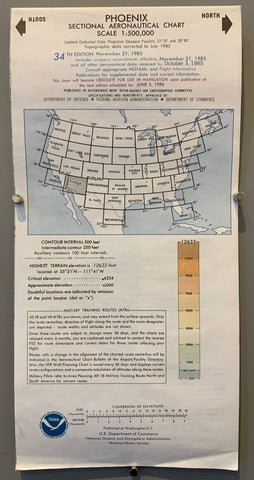 Link to Phoenix Sectional Aeronautical Chart, 34th Edition (Double-Sided)1985 Product