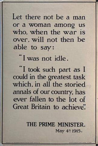 Link to  London Prime Minister Speech 1915London, 1915  Product