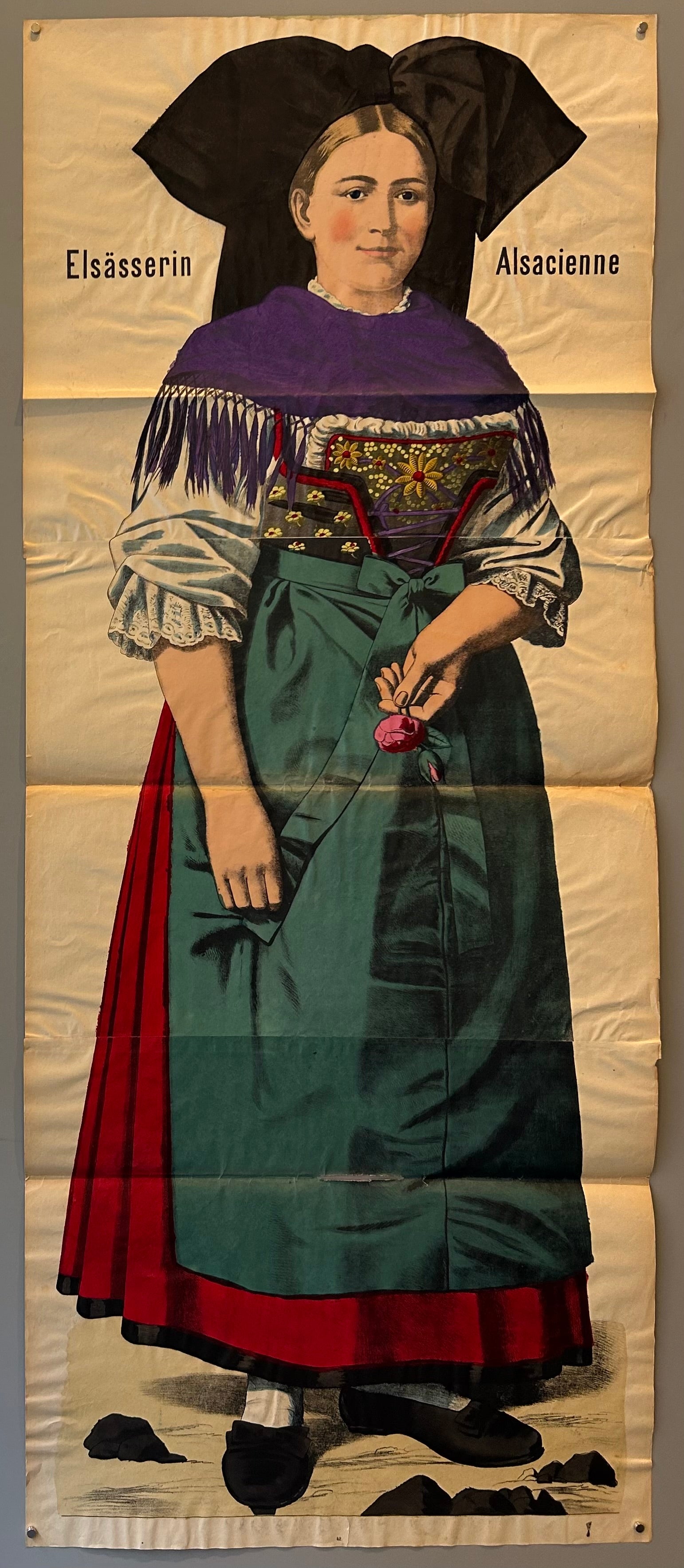 Alsatian Woman Weissenburg Lithograph #8