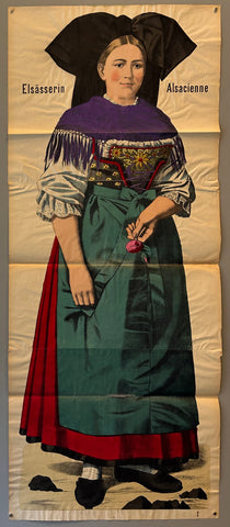 Link to Alsatian Woman Weissenburg Lithograph #8France, c. 1890s Product