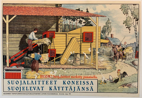 Link to Soukalaitteet Koneissa Suojelevat KayattajansaFinland, C. 1925 Product
