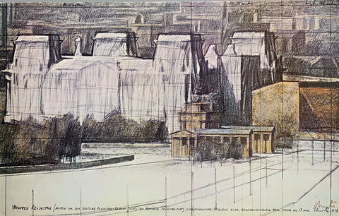 Link to Christo in Berlin Germany Wrapped Reichstag PosterChristo 1978 Product