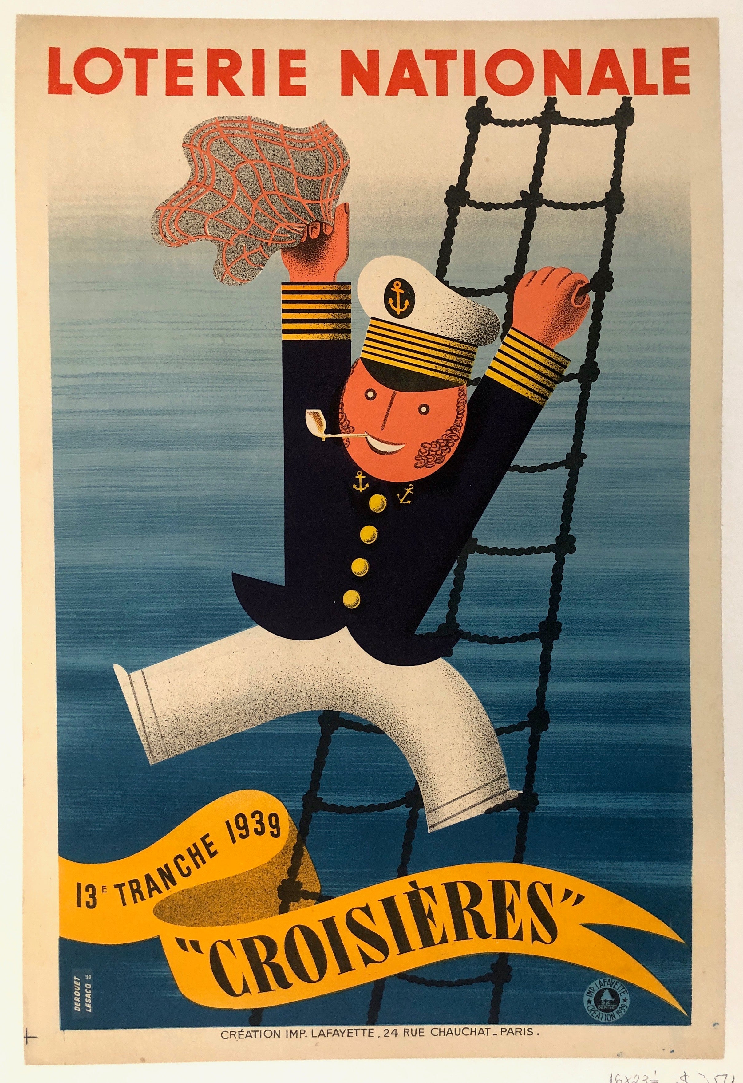 Croisières Loterie Nationale Poster