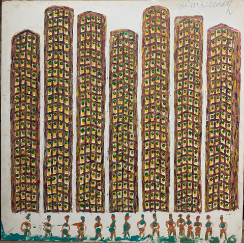 Link to Apartments in Red #10, Jimmie Lee Sudduth PaintingU.S.A, c. 1995 Product