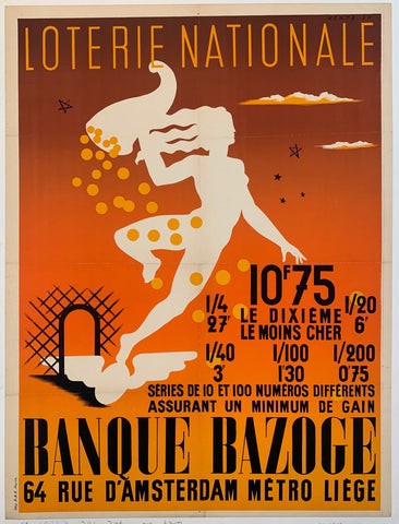 Link to  Loterie Nationale Banque Bazoge PrintFrance, 1937  Product