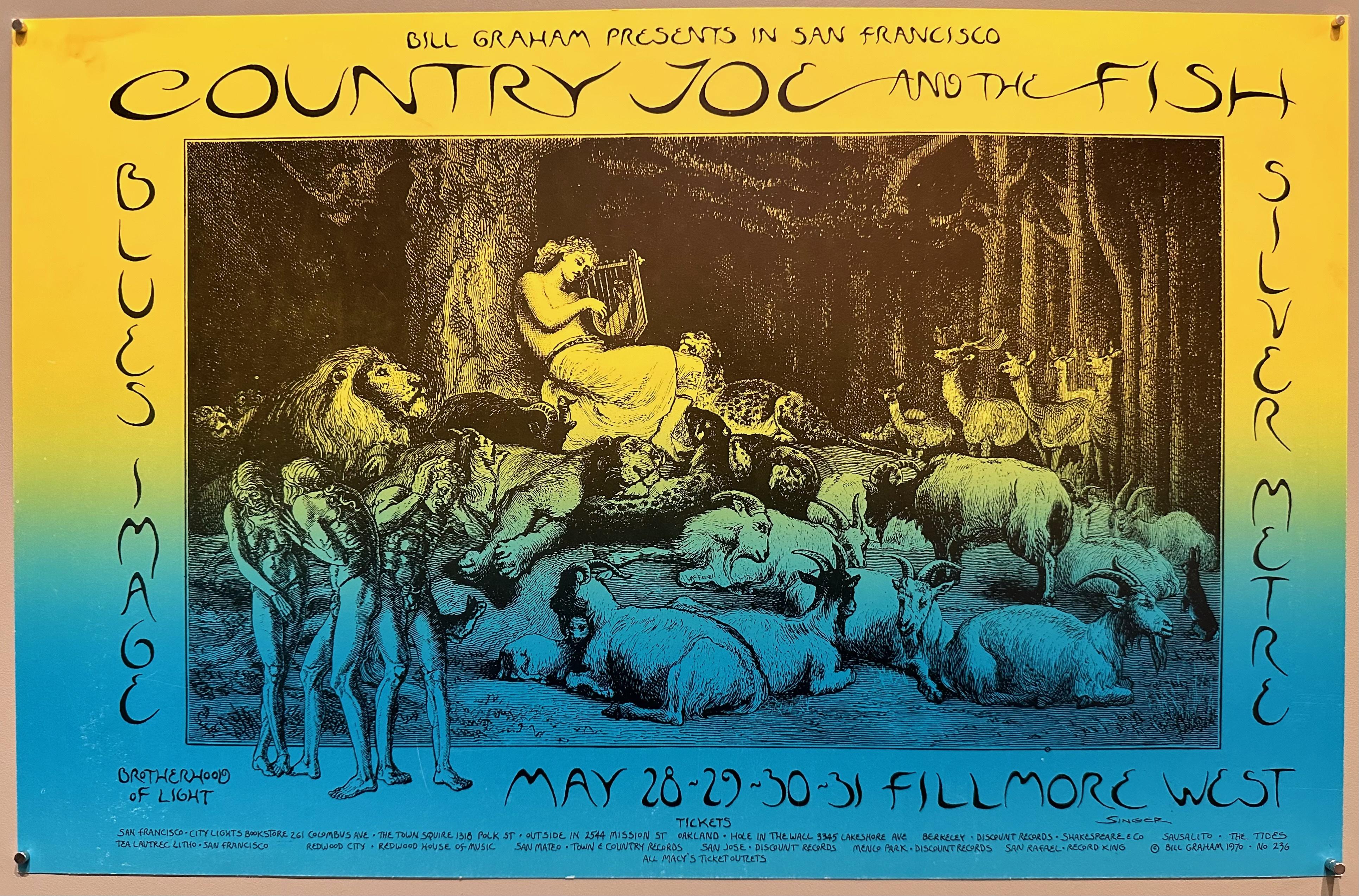 Country Joe and the Fish Fillmore West Poster