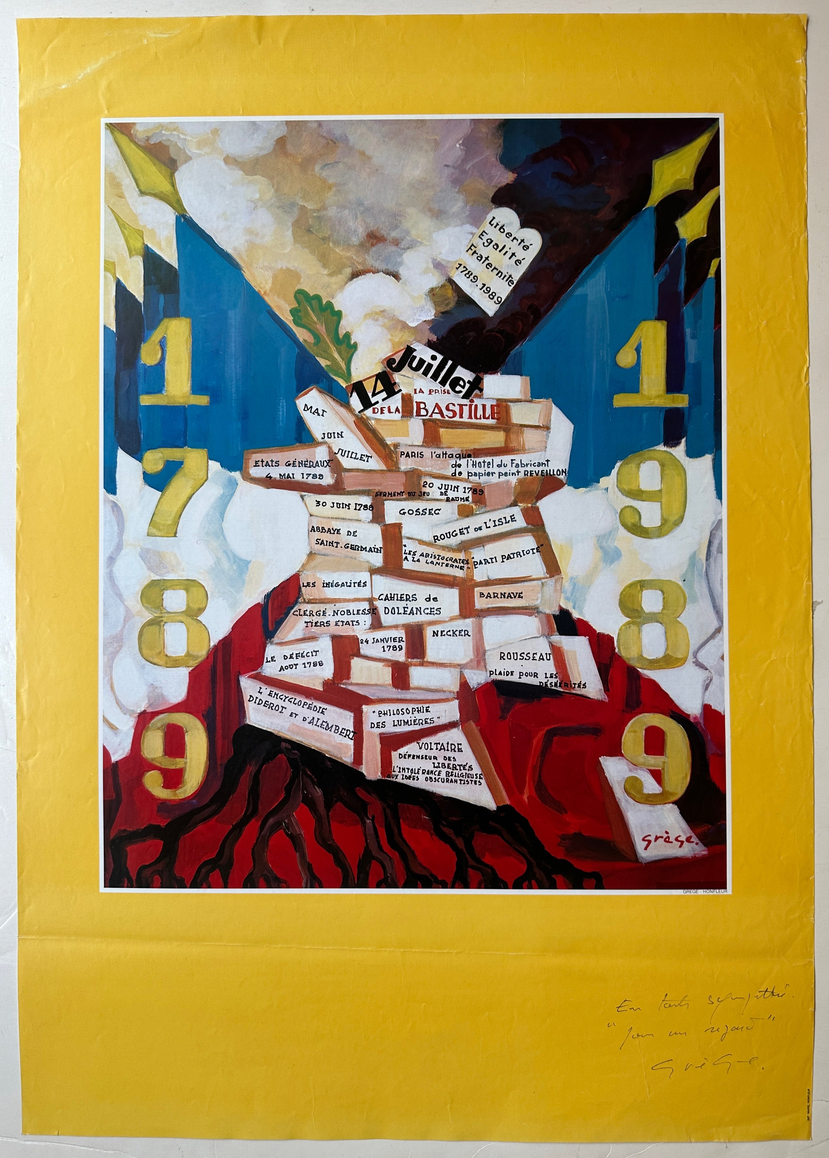 1989 Bastille Day Poster