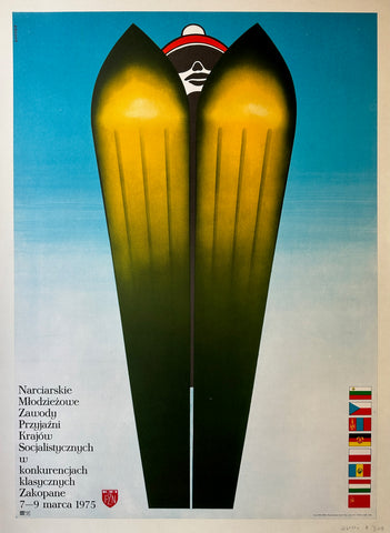 Link to  Polish Ski Competition PosterPoland, 1975  Product