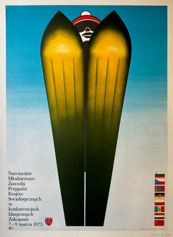 Link to  SOLD Polish Ski Competition Poster SOLDPoland, 1975  Product