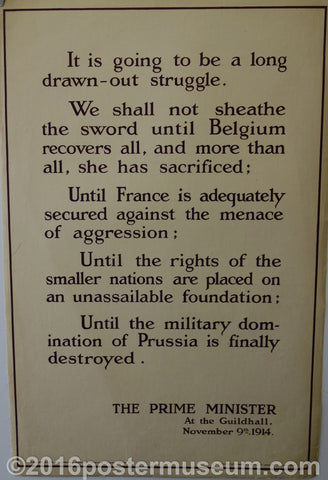 Link to It is going to be a long and drawn out struggle (1914)Roberts & Leete Ltd. 1914 Product