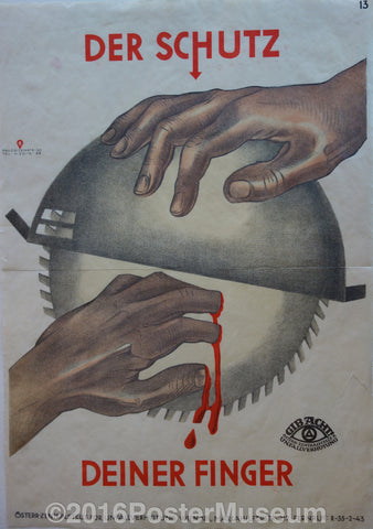 Link to  Der schutz deiner finger Protect you fingersAustria c. 1930  Product