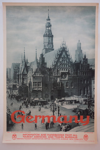 Link to Germany: Silesia, The Town Hall and St. Elizabeth's Church in BreslauGermany Product