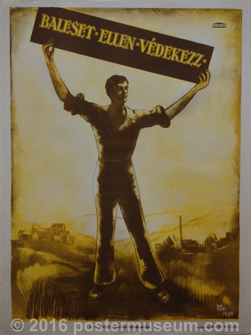 Link to Baleset Ellen Vedekezz! Guard against accidents 28. SZ.)circa 1934 Product
