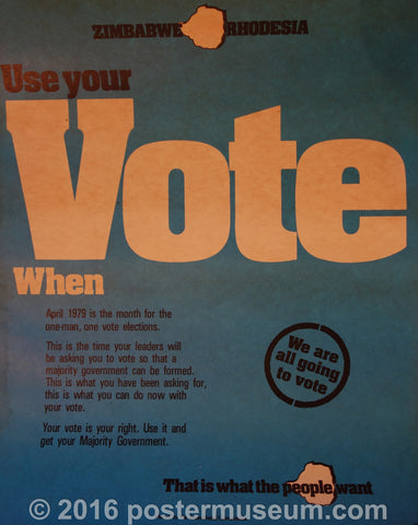 Link to  Use Your Vote Poster #2  Product