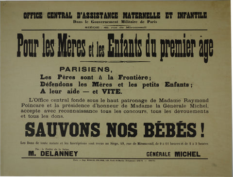 Link to  Save our Babies!France c. 1915  Product