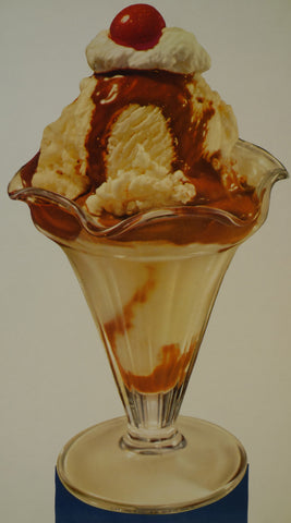 Link to  Chocolate sundae with cherry sold 12/07usa c. 1950  Product
