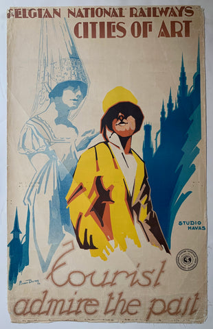 Link to Belgian National Railways Cities of Art PosterBelgium, c. 1928 Product