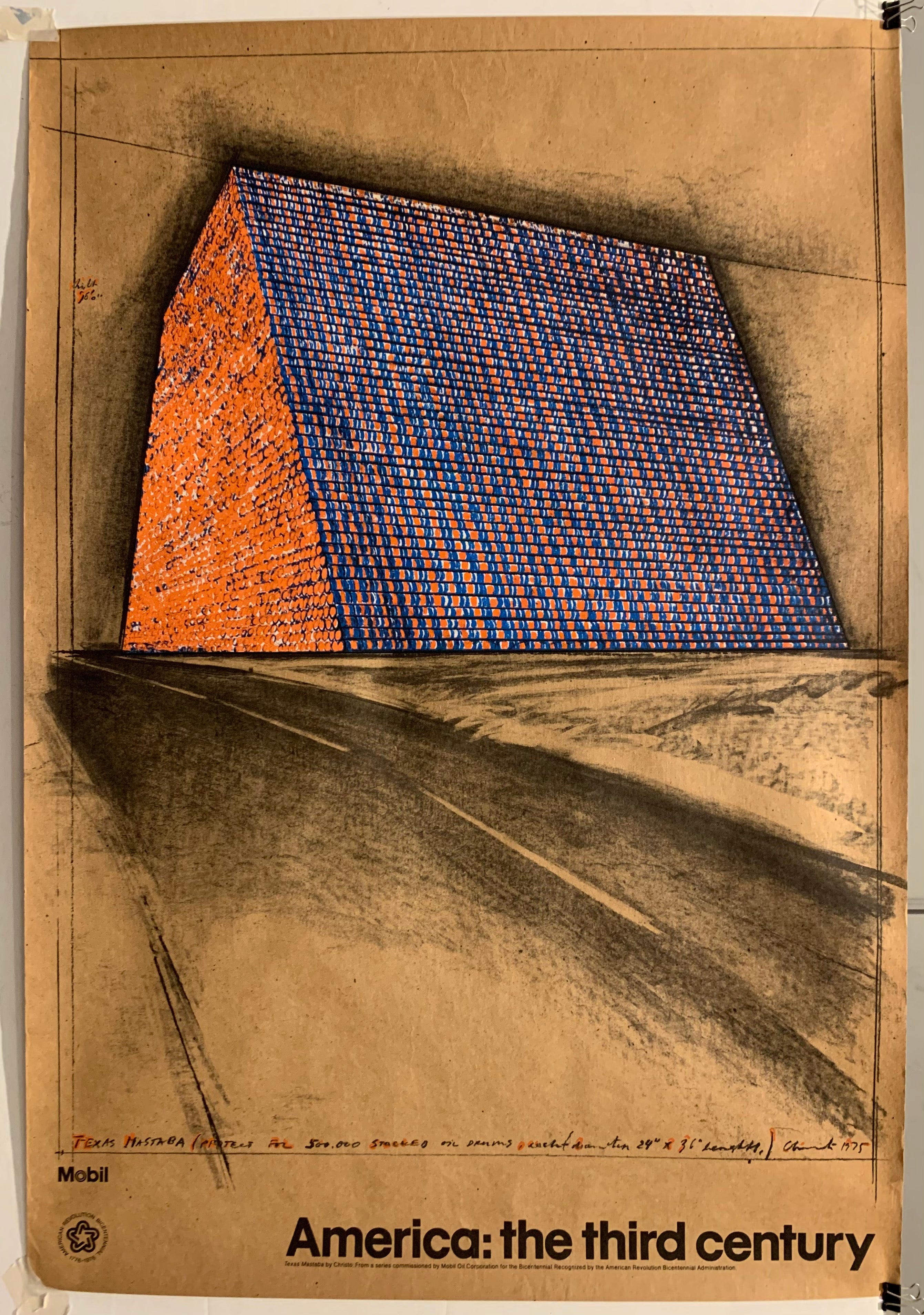 Mobil 'Texas Mastaba' Poster