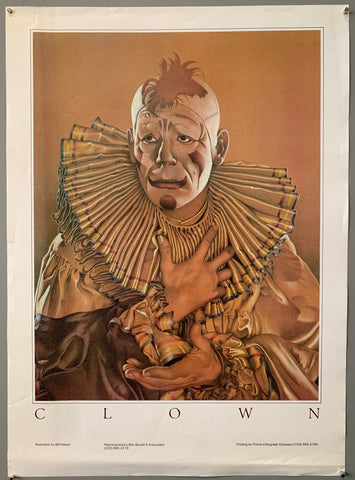 Link to  Bill Nelson Clown PosterU.S.A., 1985  Product