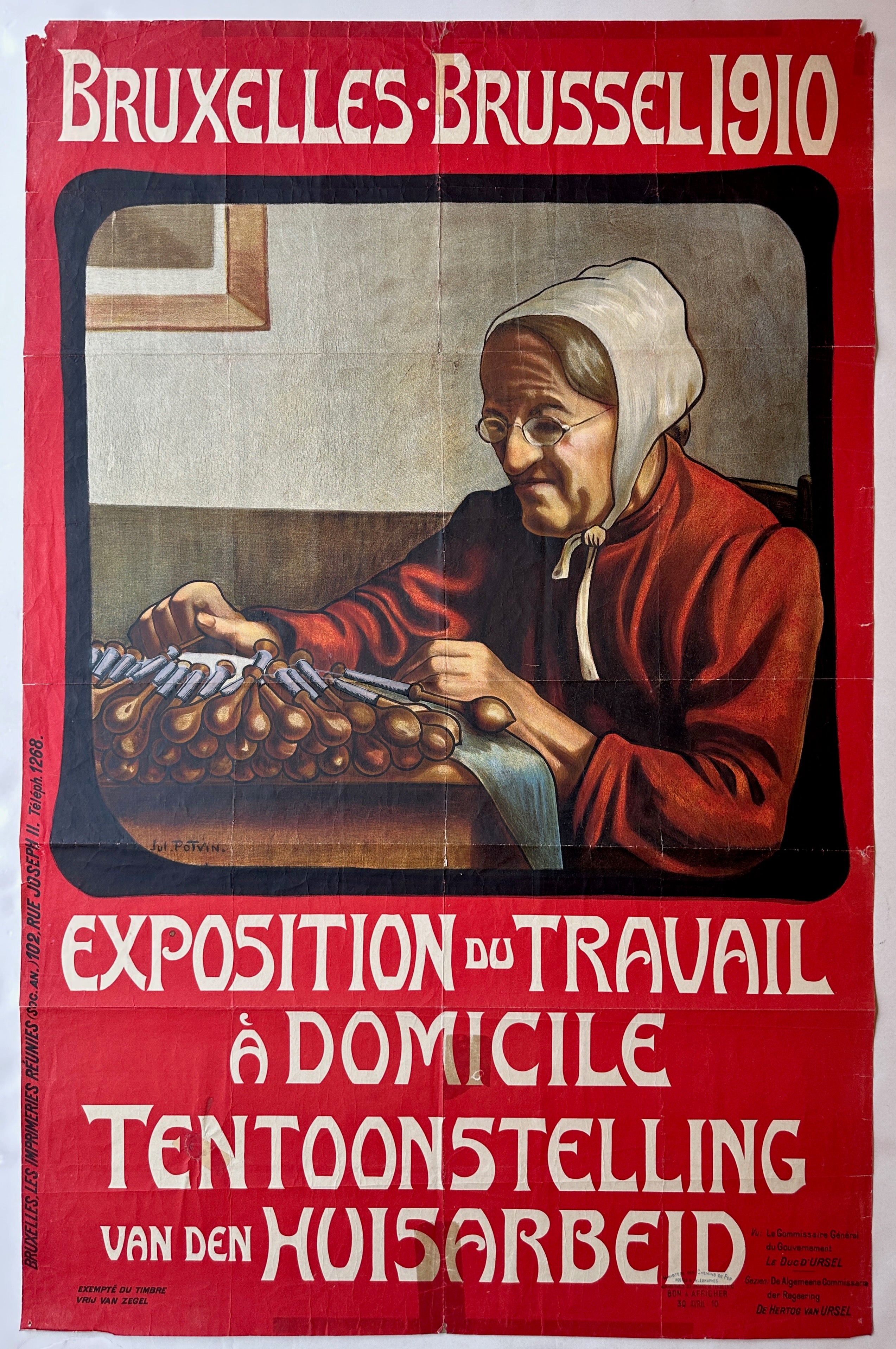 Exposition du Travail à Domicile Poster