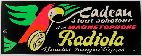 Link to Cadeau a tout acheteur d'un Magnetophone Radiola Bandes Magnetiques ✓France, C. 1960 Product