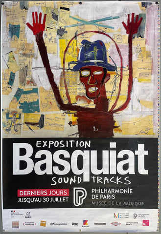 Link to Exposition Basquiat Sound Tracks Poster (Black)France, 2023 Product