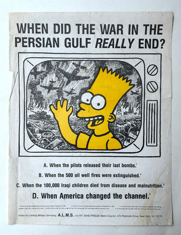Link to  When Did The War In The Persian Gulf Really End? PosterUSA, c. 1992  Product
