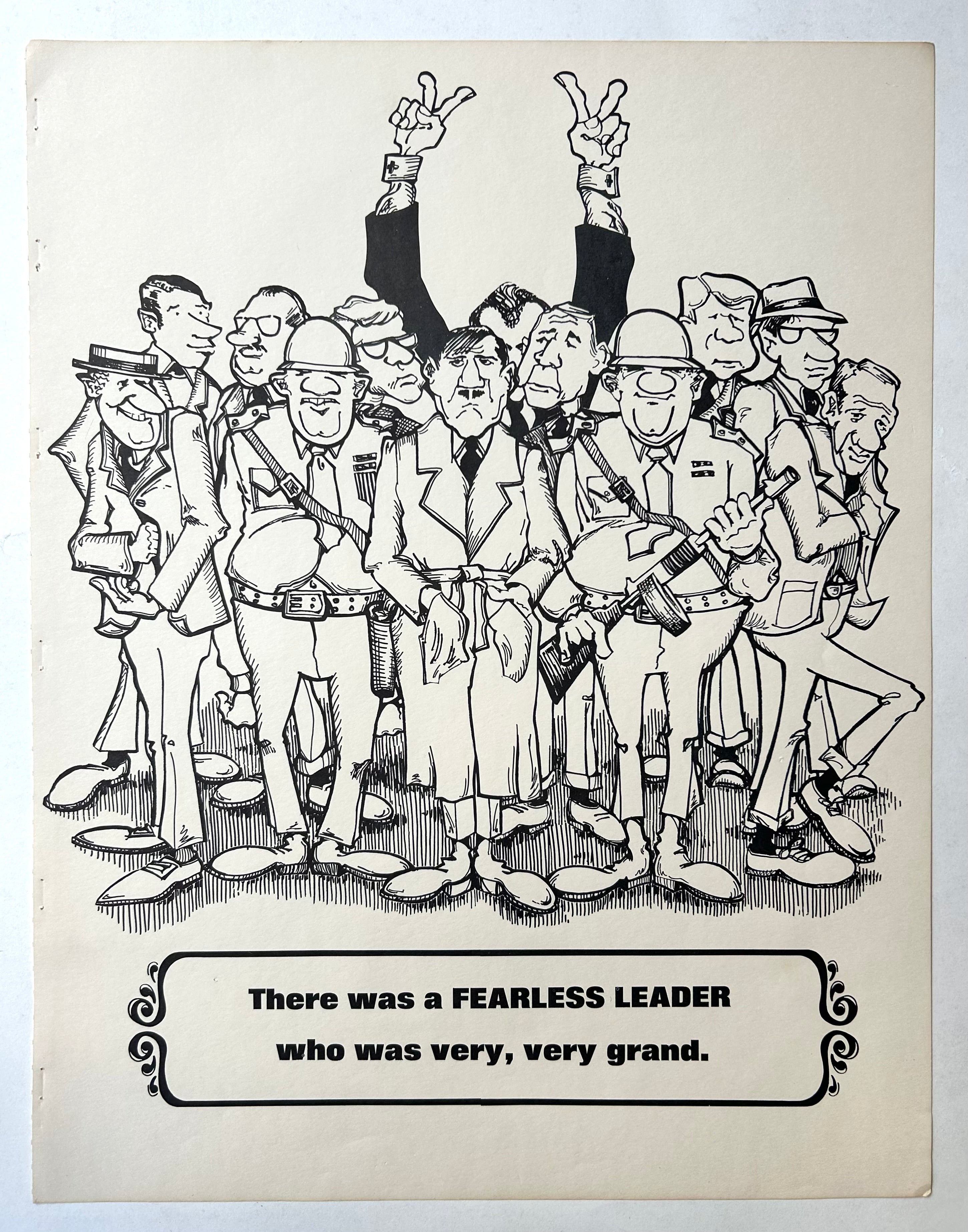 fearless leader cartoon