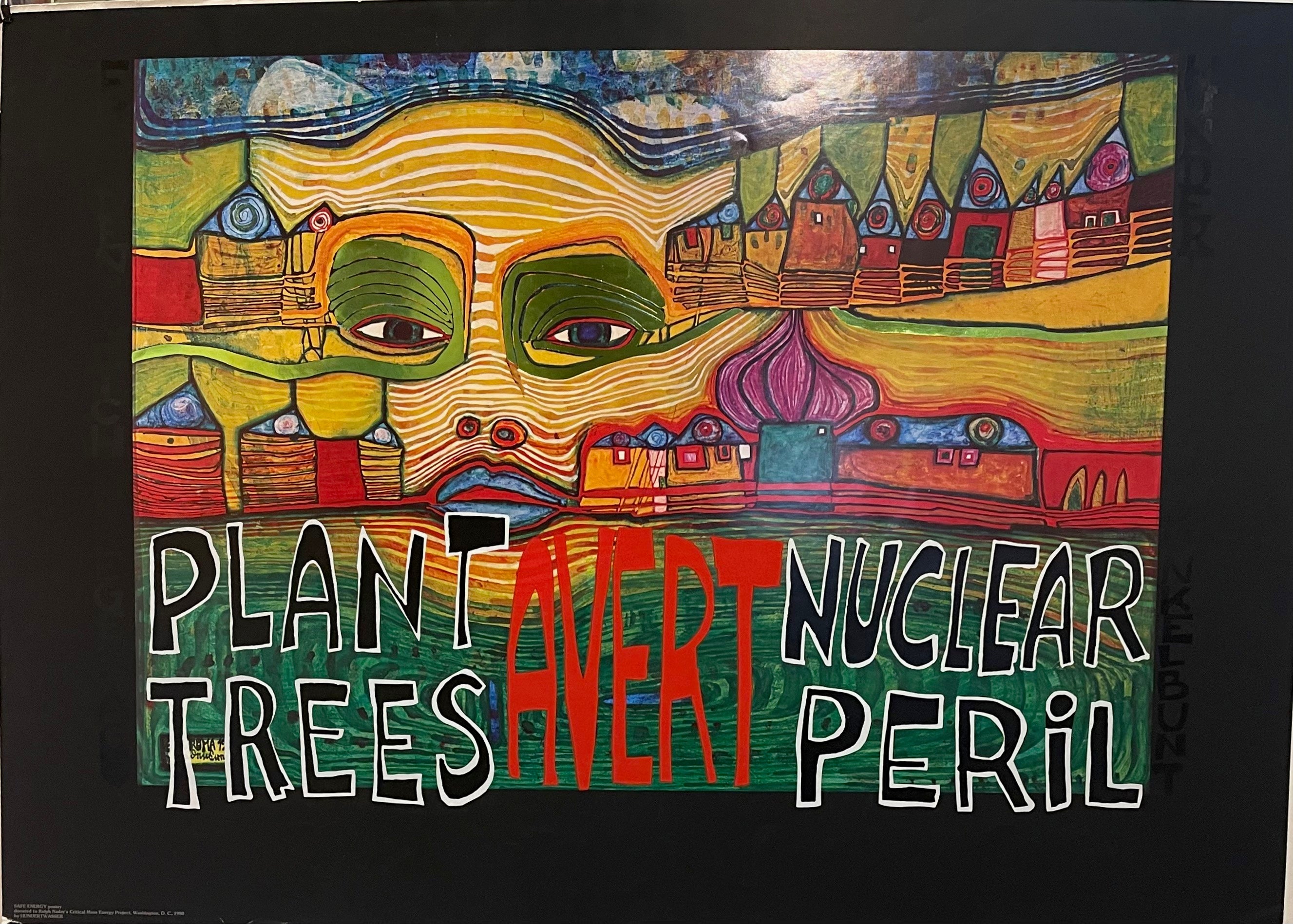 Plant Trees Hundertwasser Poster