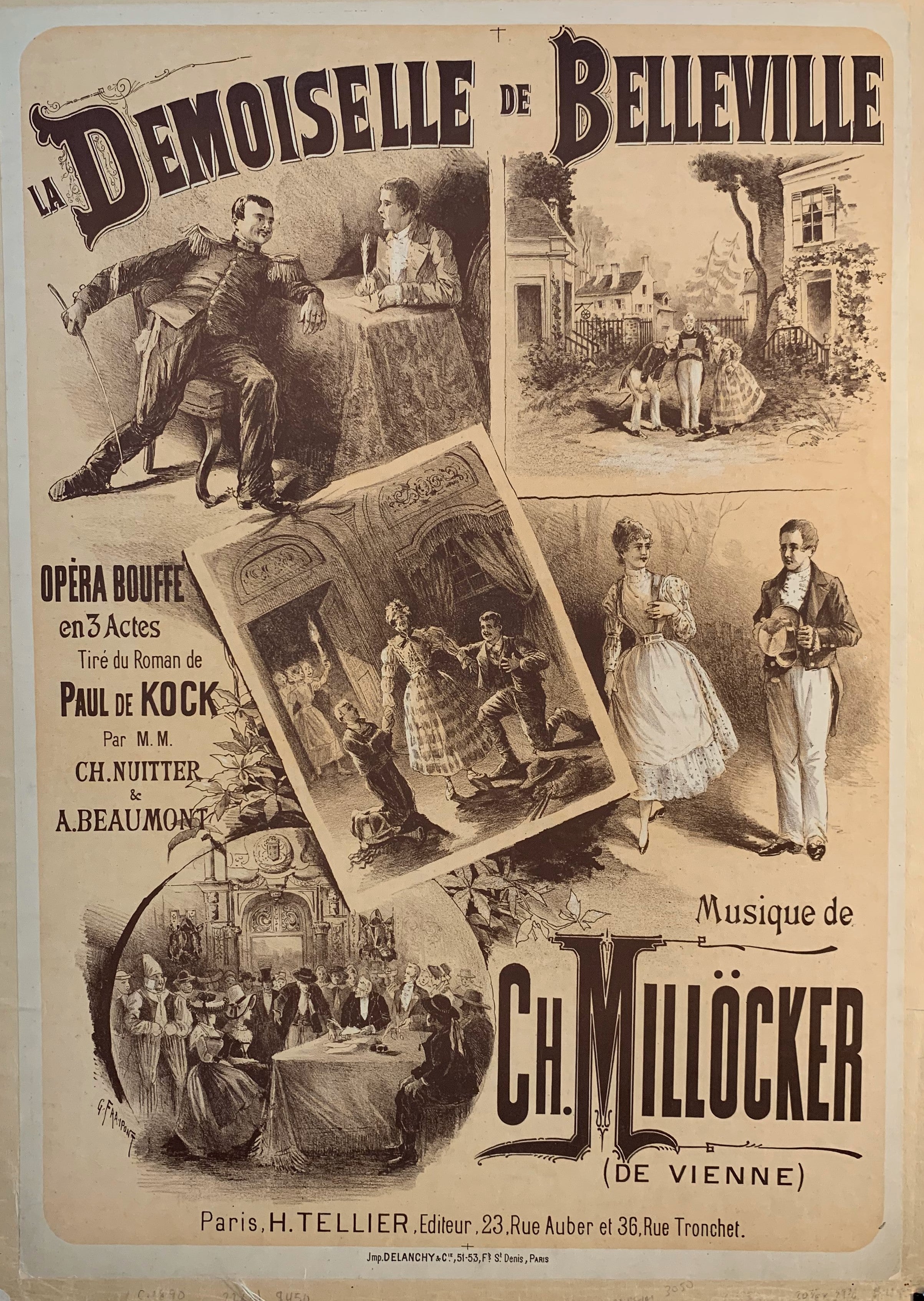 La Demoiselle de Belleville - Musique de Ch. Millocker