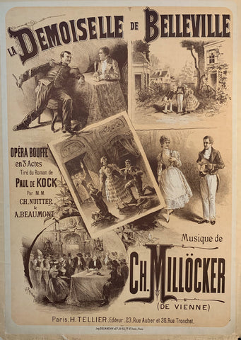 Link to La Demoiselle de Belleville - Musique de Ch. MillockerFrance, C. 1890 Product