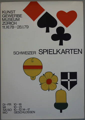 Link to Kunstgewerbemuseum Zurich Schweizer SpielkartenSwitzerland, 1979 Product