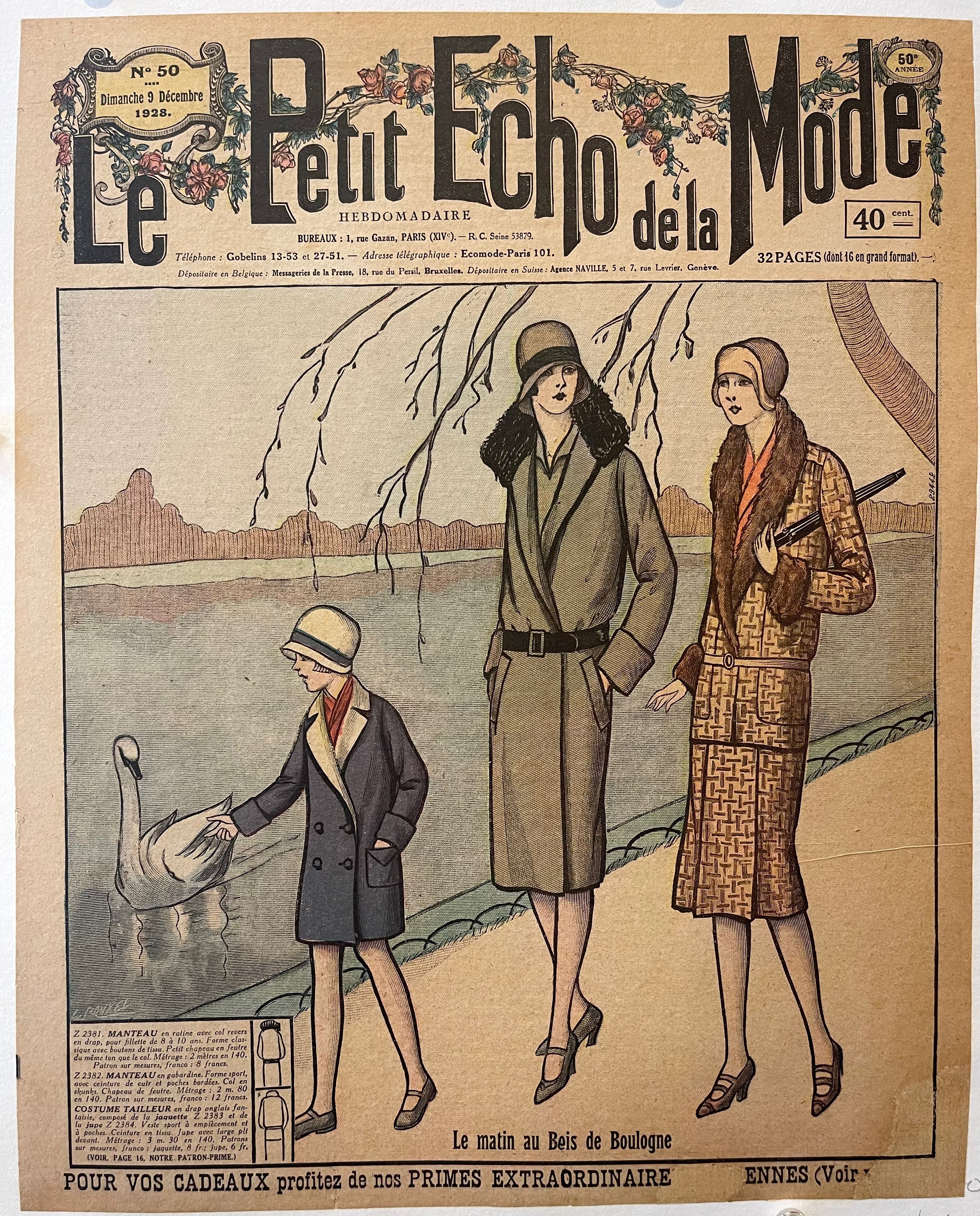 Le Petit Echo de la Mode Print
