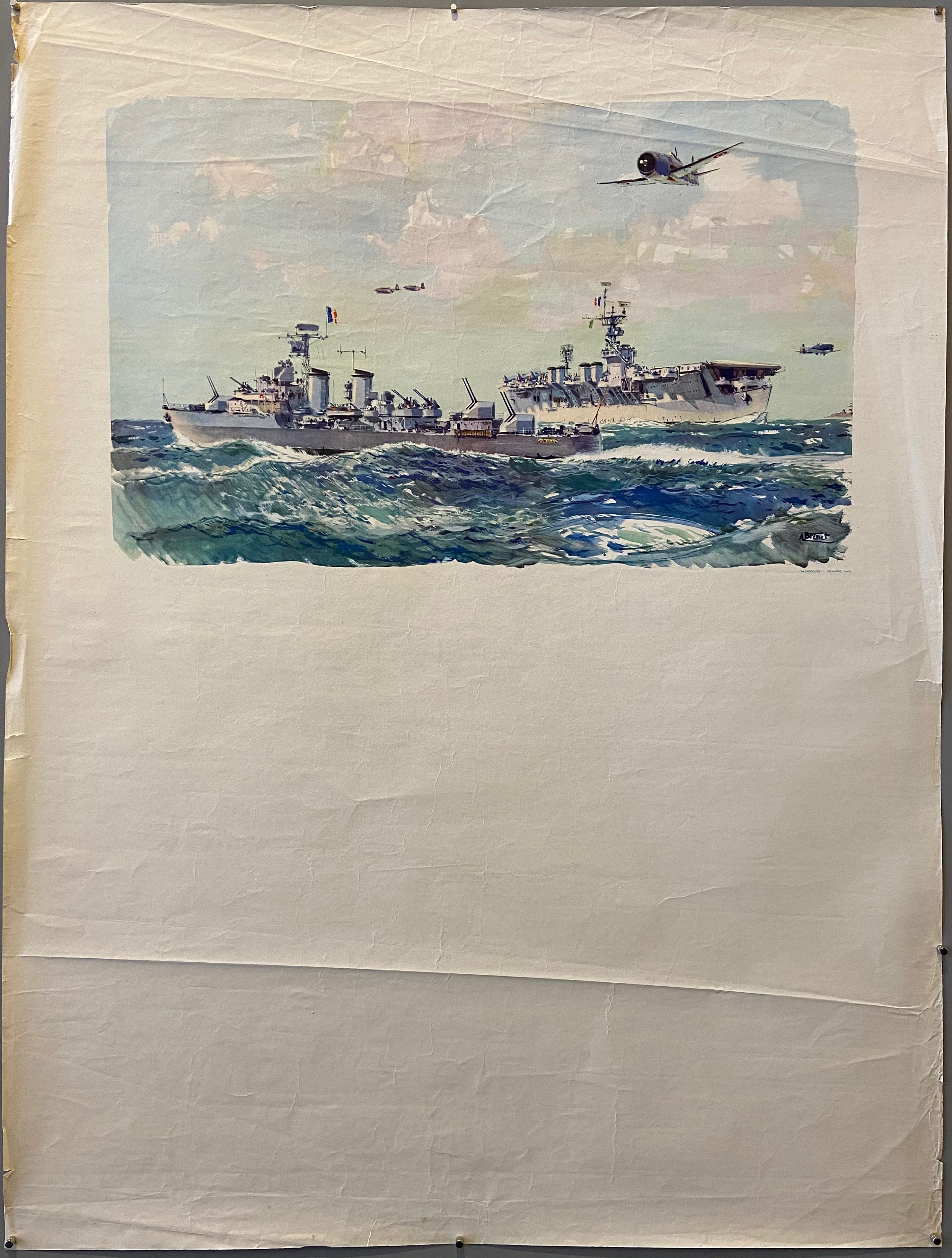 Poster of two aircraft carriers