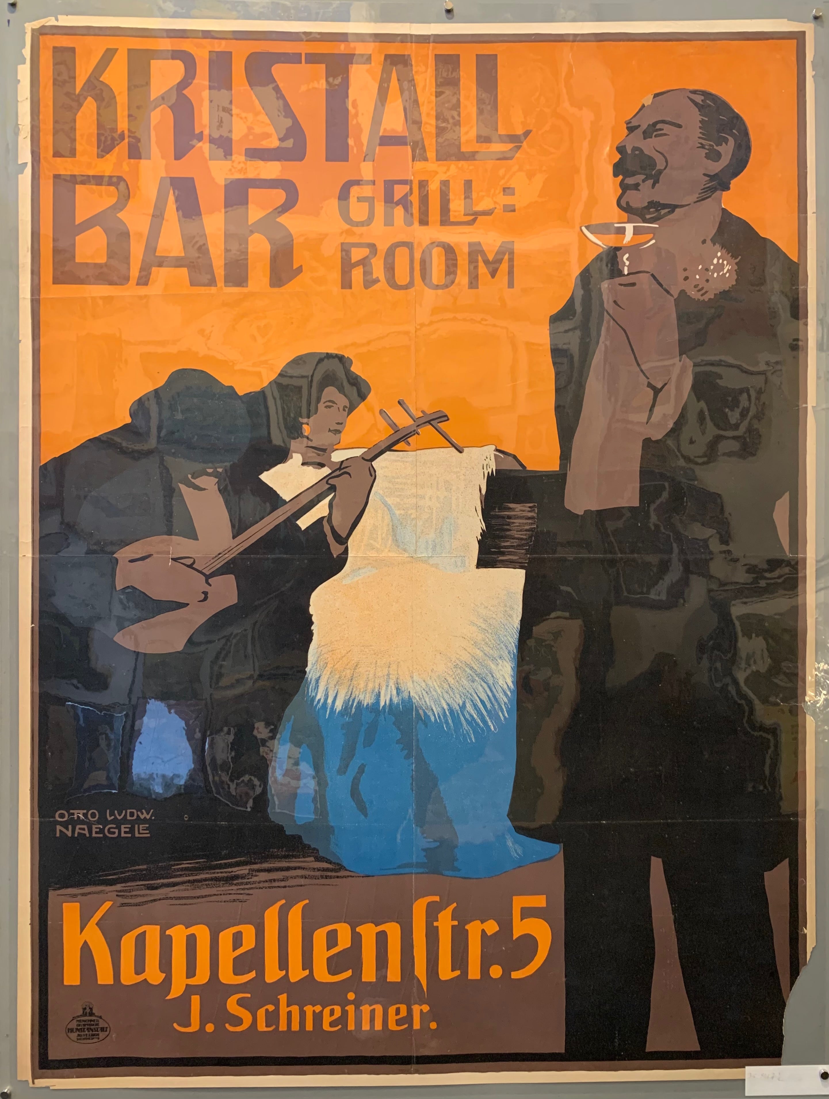 Kristall Bar Grill Room Poster