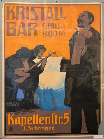 Link to  Kristall Bar Grill Room PosterGermany, c. 1920  Product