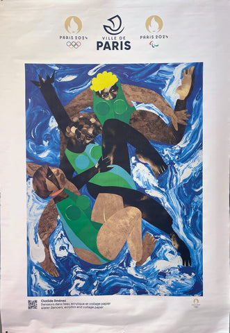 Link to Paris 2024 Cultural Olympiad Water Dancers PosterFrance, 2023 Product