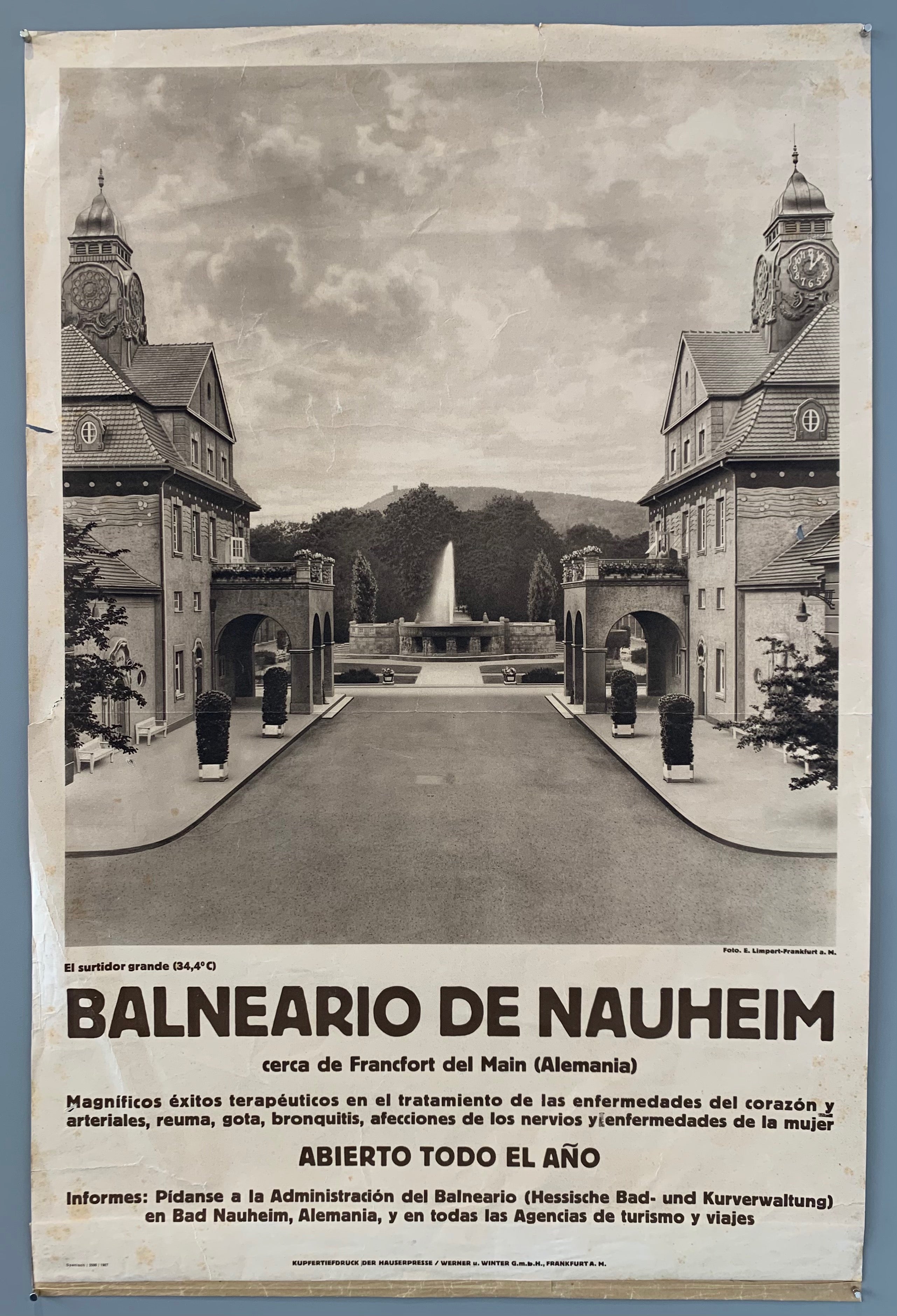 Balneario de Nauheim Poster
