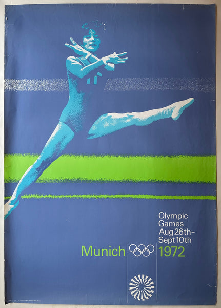 Munich 1972 Olympic Games Gymnastics Poster – Poster Museum