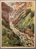 La Vallée Encaissée & Le Torrent et La Cascade (Double-sided)
