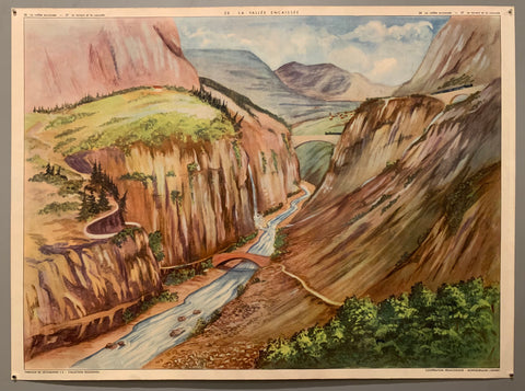 Link to La Vallée Encaissée & Le Torrent et La Cascade (Double-sided)circa 1950 Product
