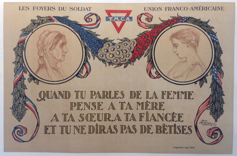 Link to Quand tu parles de la femme pense a ta mere a ta soeur, A ta fiancee et tu ne diras pas de betises1918 Product