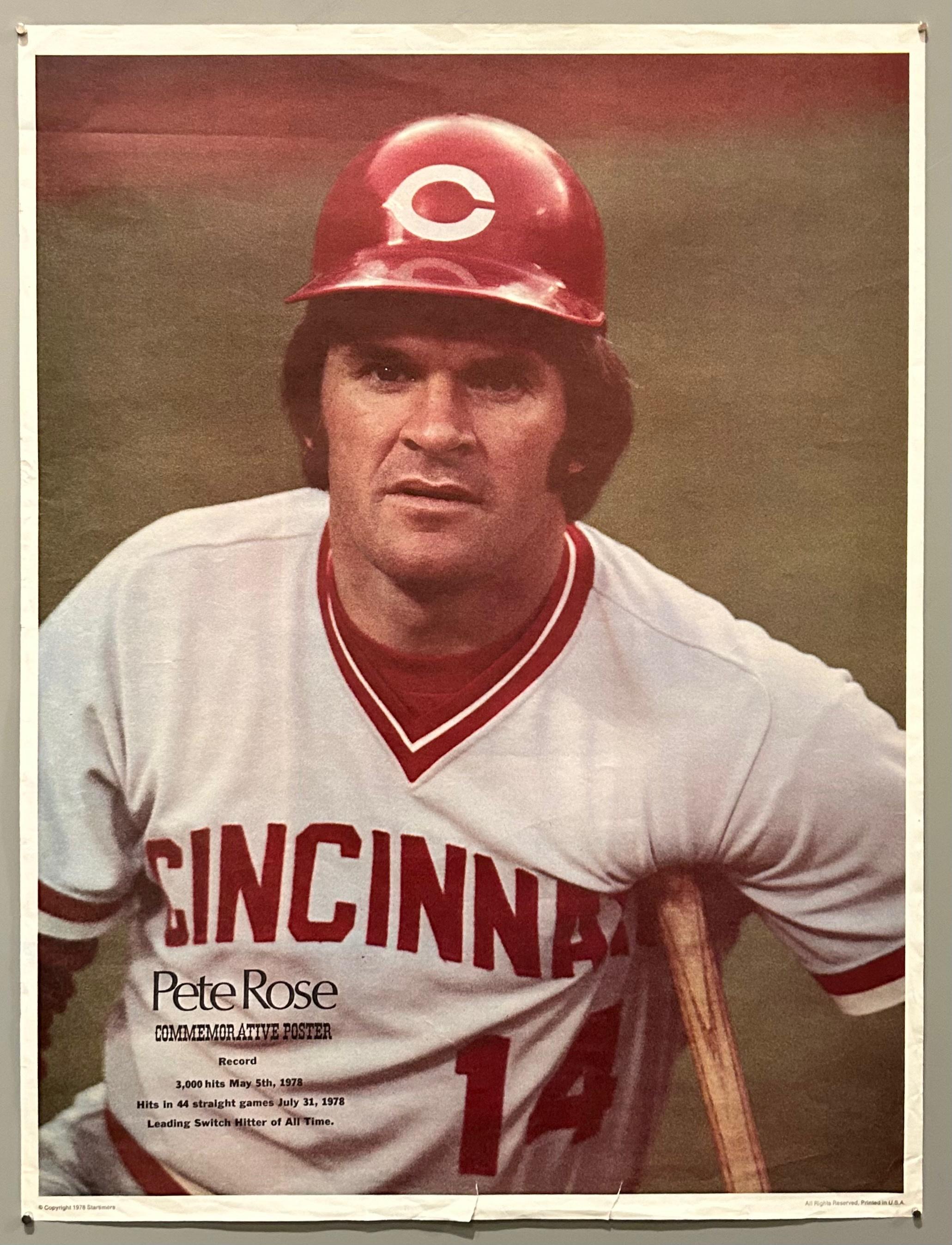 Pete Rose Commemorative Poster